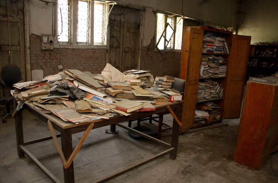 At a half-century-old Sanskrit college, there is a will, but there is no money